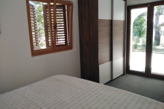 Schlafzimmer Gartenblick